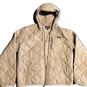 PATAGONIA DIAMOND QUILTED BOMBER INSULATED HOODY WOMEN'S